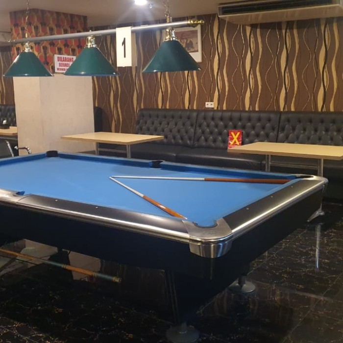 Lampu Meja Billiard 3 Kap - Green - Pool Table Light 3 Cup Biliar Lamp