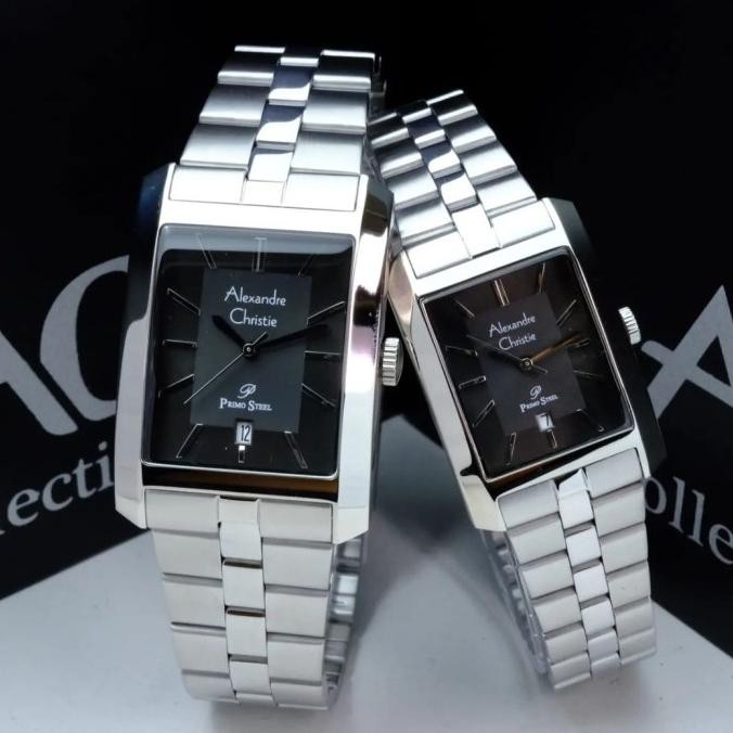 Murah Jam Tangan Couple Original Alexandre Christie Ac1019Md/Ld Rantai