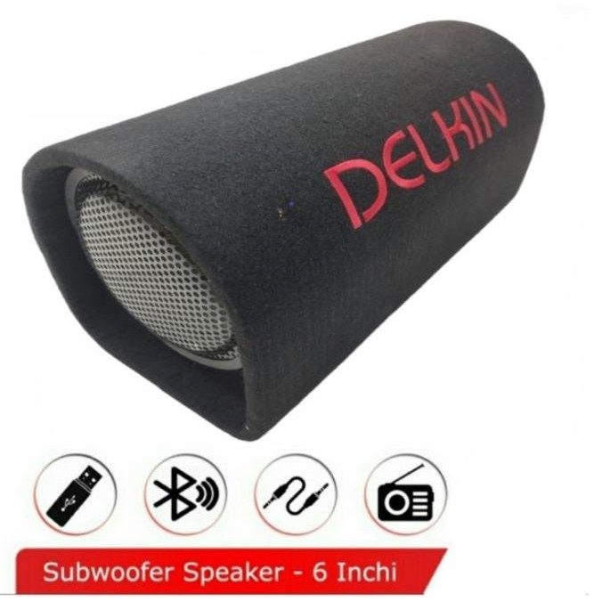 Speaker Aktif Tabung 6 inch Bluetooth Subwoofer Bass
