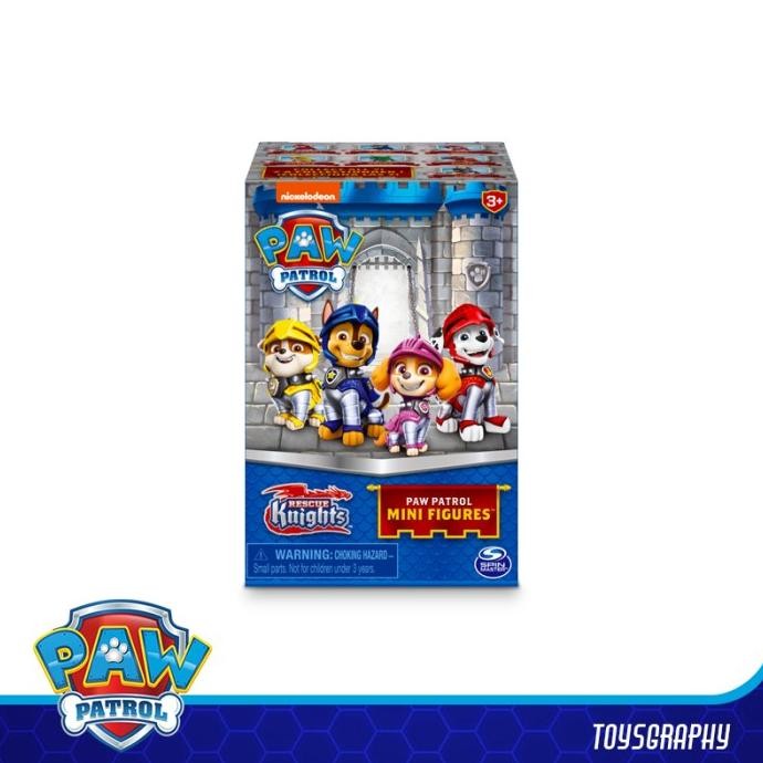 Promo Paw Patrol Rescue Knights Surprise Blind Box Mini Figure With Castle