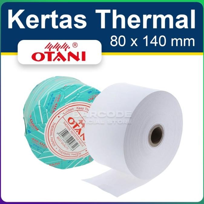 

Kertas Struk Thermal Otani 80 x 140 mm 80x140 ATM Tiket Parkir