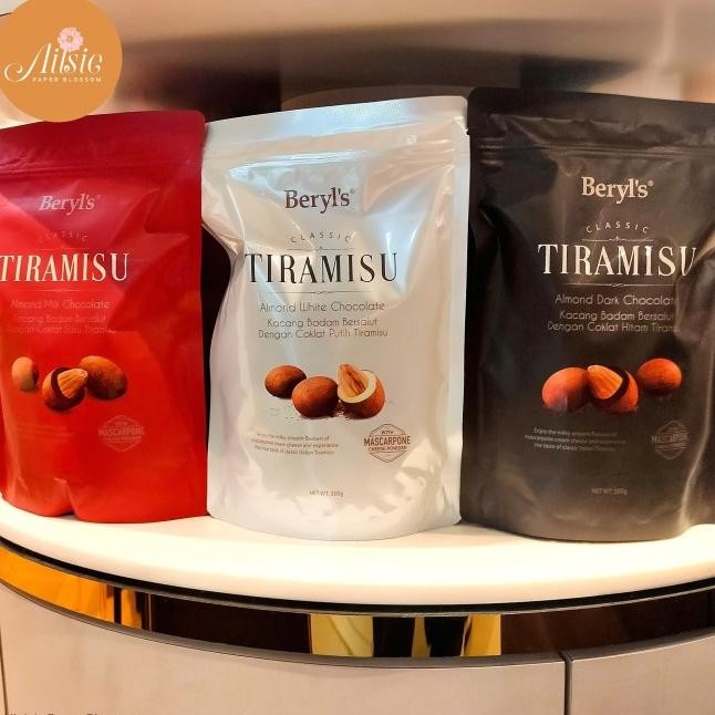 

Beryl Tirau Almond White Dar L Choco 300 Gr Colat Beryl