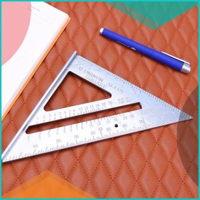 

Penggaris Siku Mistar Triangle Ruler Aluminium - VK18 - Gray 07D35Z4 s