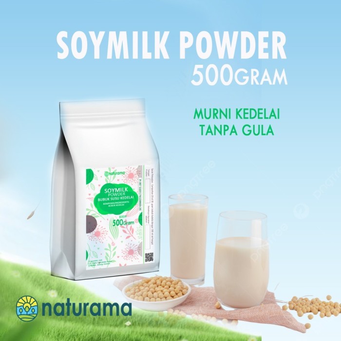 

Susu kedelai bubuk murni 500 Gram naturama Pure Soy Milk Powder