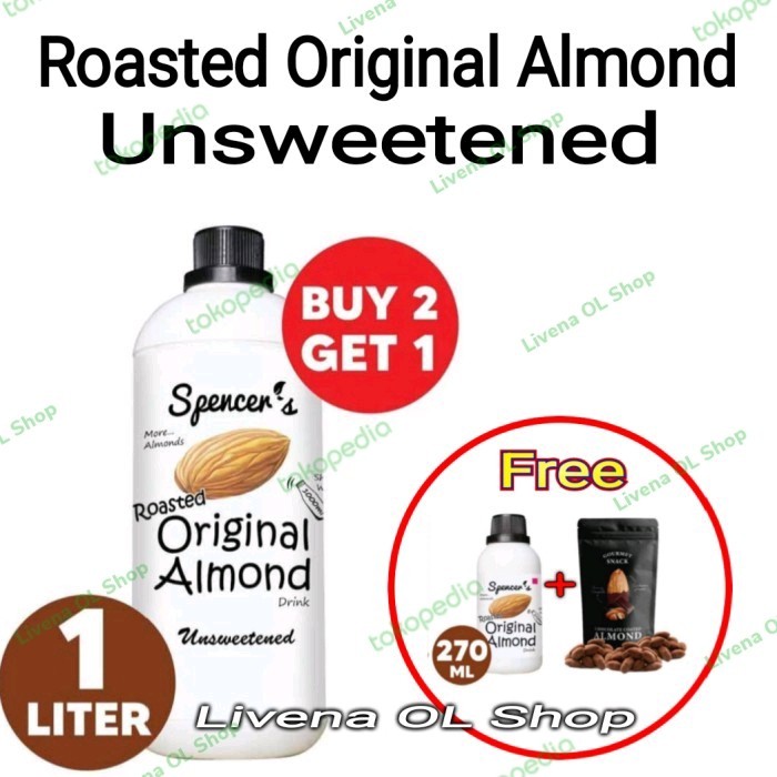 

Susu Almond Spencer Roasted Original Almond Unsweetened 1 Liter