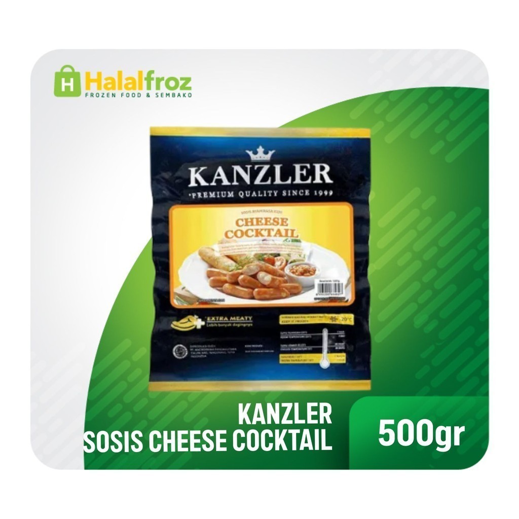 

Kanzler Sosis cheese cocktail 500gr