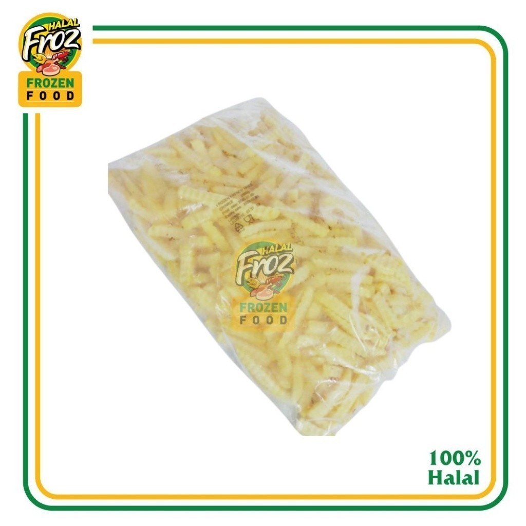 

Kentang Goreng French Fries Crincle Murah Polos 2,5 KgGosend Ready, Paling murah, Terlaris