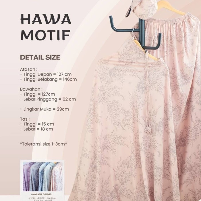 Mukena Hawa Motif Maisara #Gratisongkir #Sale #Discount