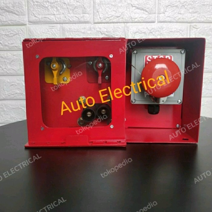 Box Loto 4 system exclude Emergency Stop coating paint