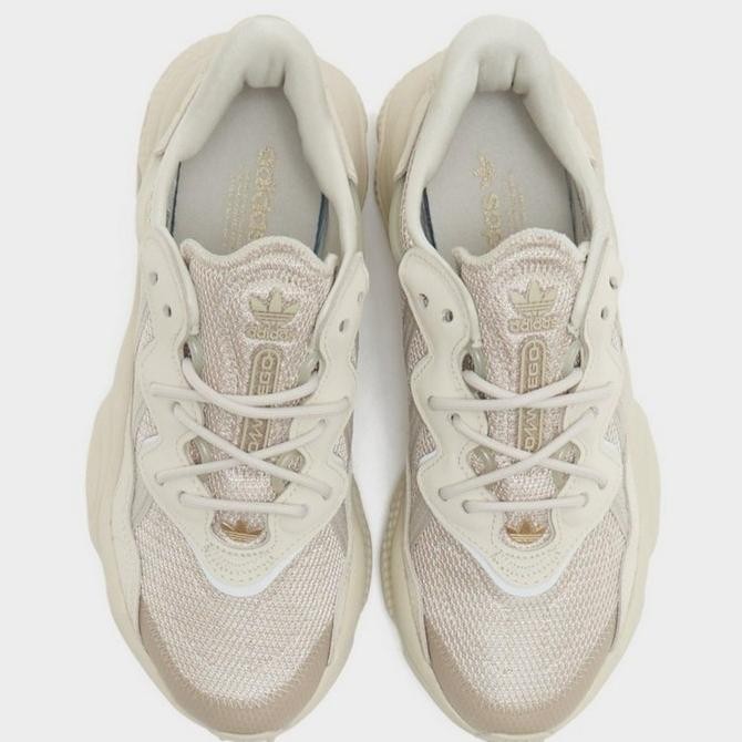 Adidas Original Sepatu Ozweego Wanita Sneakers Q46167 Cream Coklat Saena_Sar