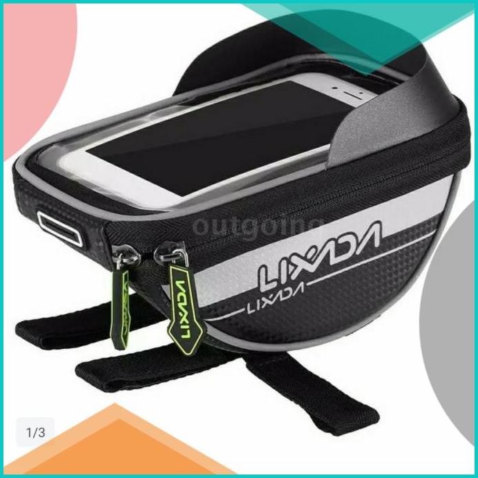 Tas holder Hp touchcreen untuk stang sepeda tas hp sepeda lipat MTB 07
