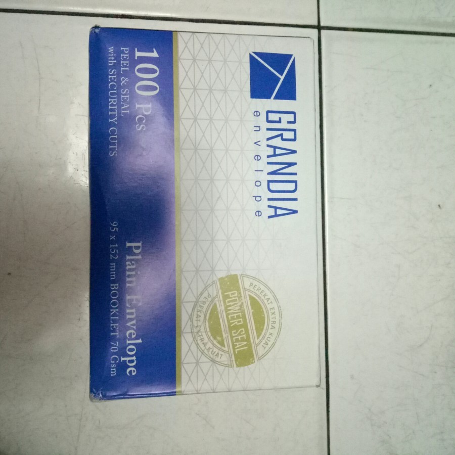 

AMPLOP PUTIH 104 MEREK GRANDIA