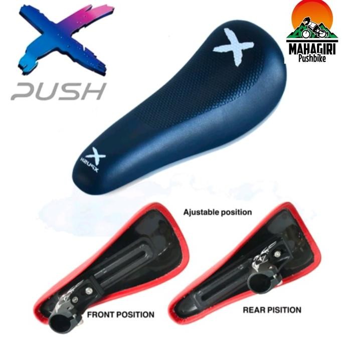 Sadel Xpush adjustable jok sepeda anak pushbike balance bike saddle