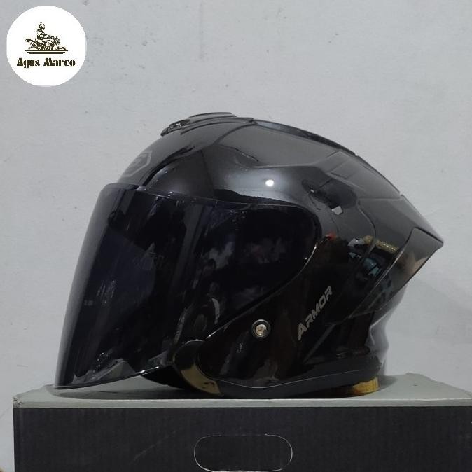 Helm Js Armor Redbull 93 Helem Halfface Sni Pria Wanita Kyt Nhk Gm Zei_Sei