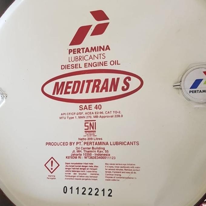 Oli Meditran / Pertamina / Oli Pertamina Meditran S Sae 40 / Meditran S Sae 40