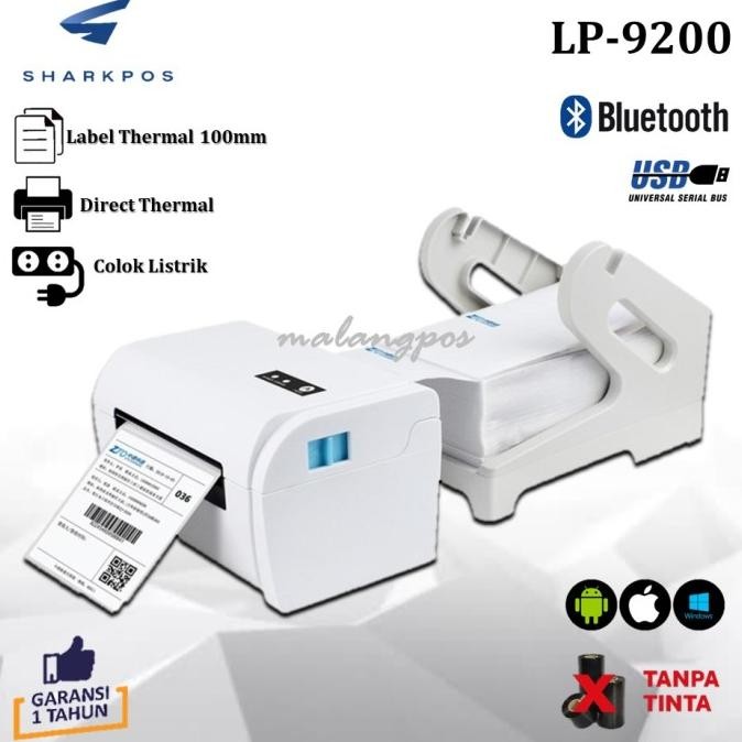 Printer Label BarcodeThermal 110mm USB LP9200 Printer Resi Tokopedia