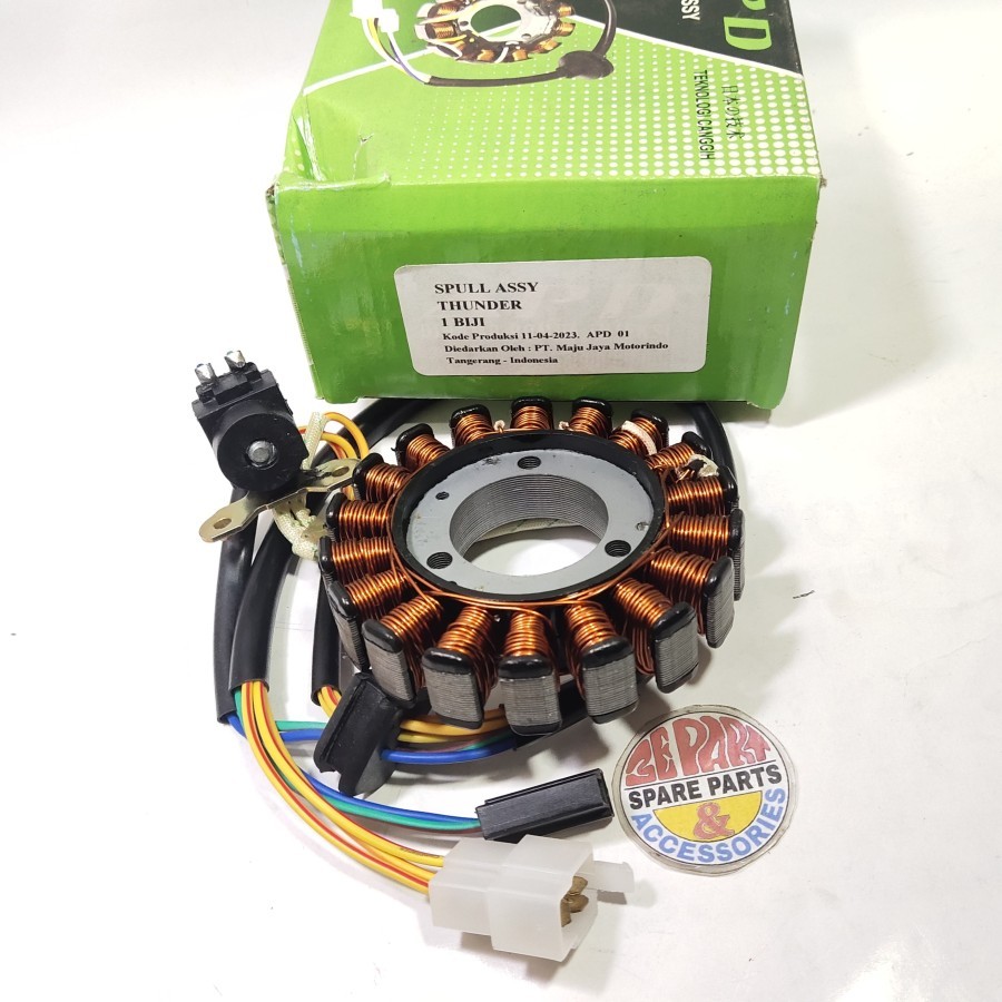 Spul assy Thunder 125 plus fulser 5 kabel Spull Spool Pulser komplit Limited Item Barang Langka Spar