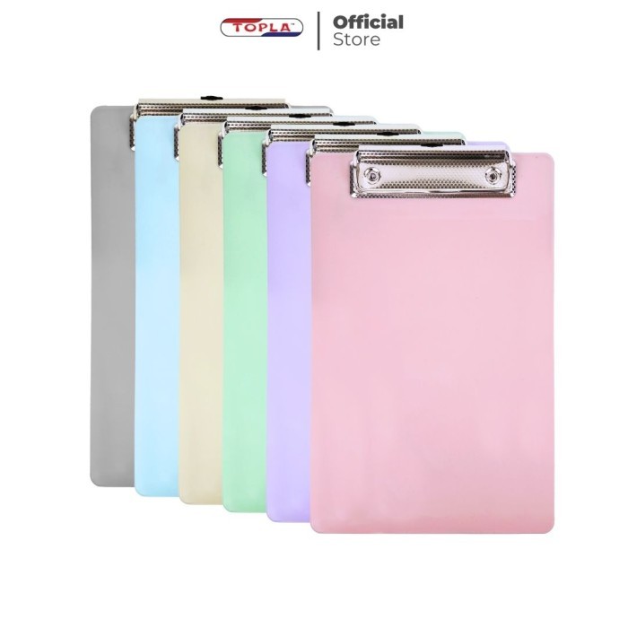 

Topla Clip Board 707 A5 Pastel - Papan Tulis Berjalan Ukuran A5 Untuk Restoran Dan Cafe