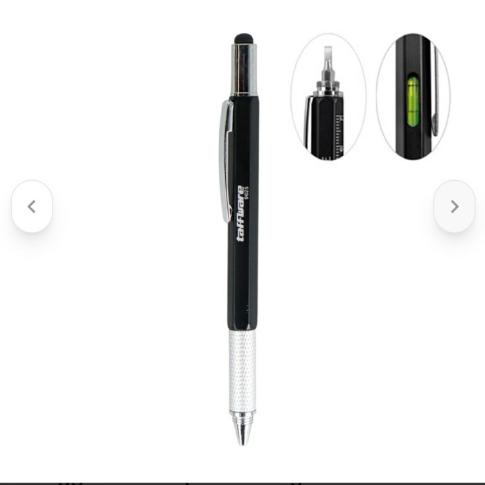 

Taffware Pena Pulpen.Multifungsi Stylus Penggaris Waterpass Obemg