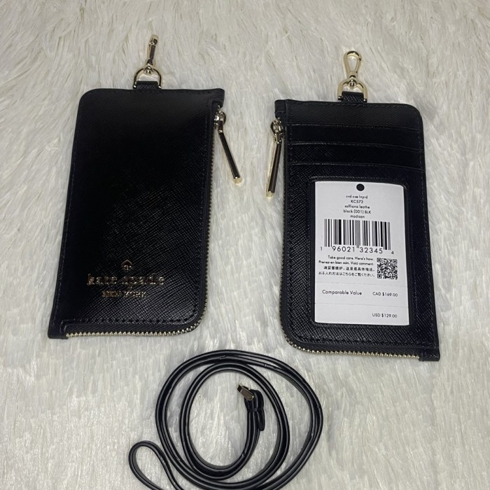 

Lanyard Madison Black Saffiano