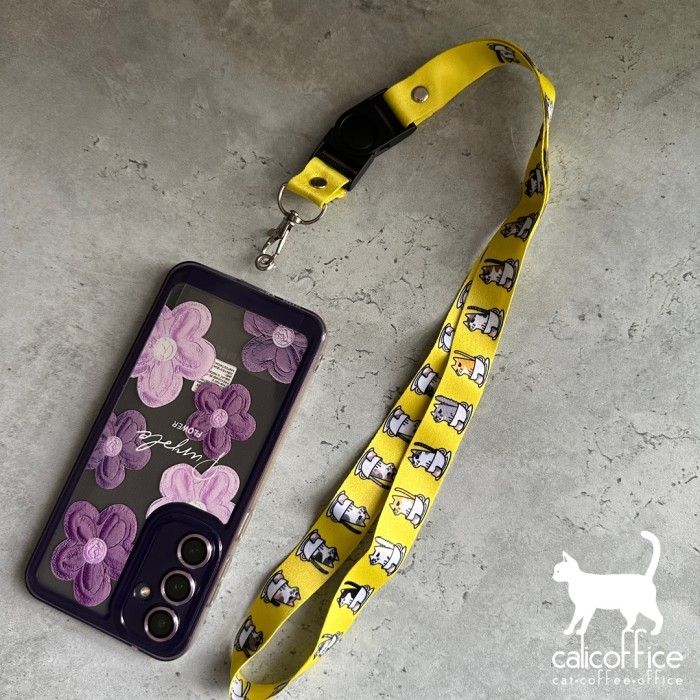 

Lanyard Meow & Cat In A Coffee Cup By Calicoffice