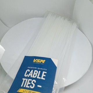 

Kabel Ties Vsm 30Cm Putih / Hitam 300Mm Kabel Tis 30 Cm Isi 100 Cable Ties