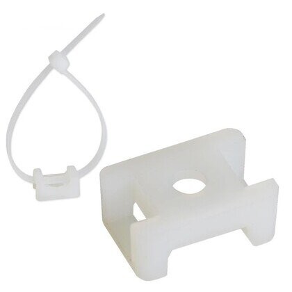 

Dudukan Kabel Ties 100 Pcs - Hc-2S - Putih, Pengaturan Kabel Yang Efisien Dan Bersih