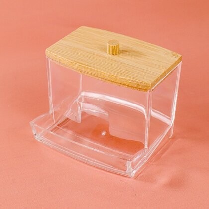 

Kotak Organizer Cotton Buds Dari Akrilik - Rapi Dan Praktis, Warna Transparan