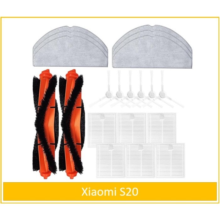 Aksesoris Xiaomi Robot Vacuum S20 - Paket 3Pcs