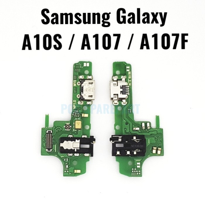 TERJAMIN Original Papan Konektor PCB Charger Cas + MIC Samsung A10S A107 A107F