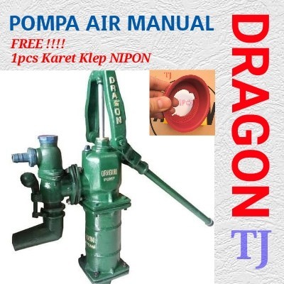 pompa air tangan manual dragon 1 set - dragon pompa
