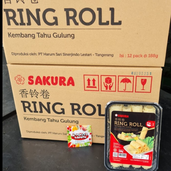 

HARVESTMOON SAKURA RINGROLL KEMBANG TAHU GULUNG PER DUS