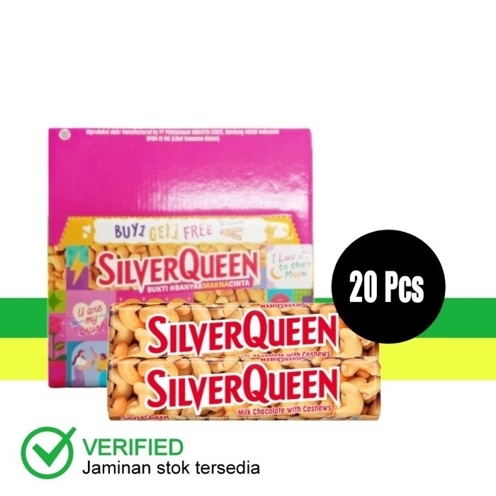 

SILVERQUEEN BUY 1 GET 1 VALENTINE DAY EDITION 1 PACK
