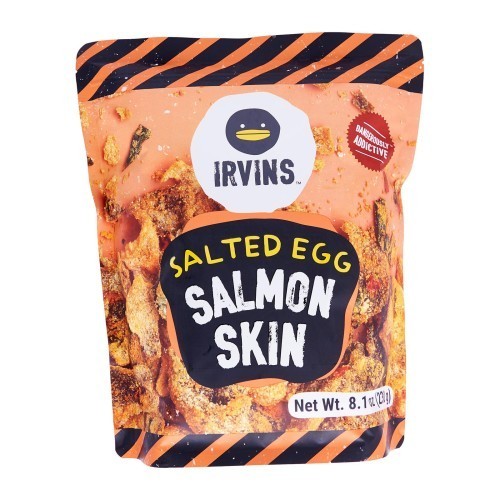 

IRVINS SALTED EGG SALMON SKIN 230GR