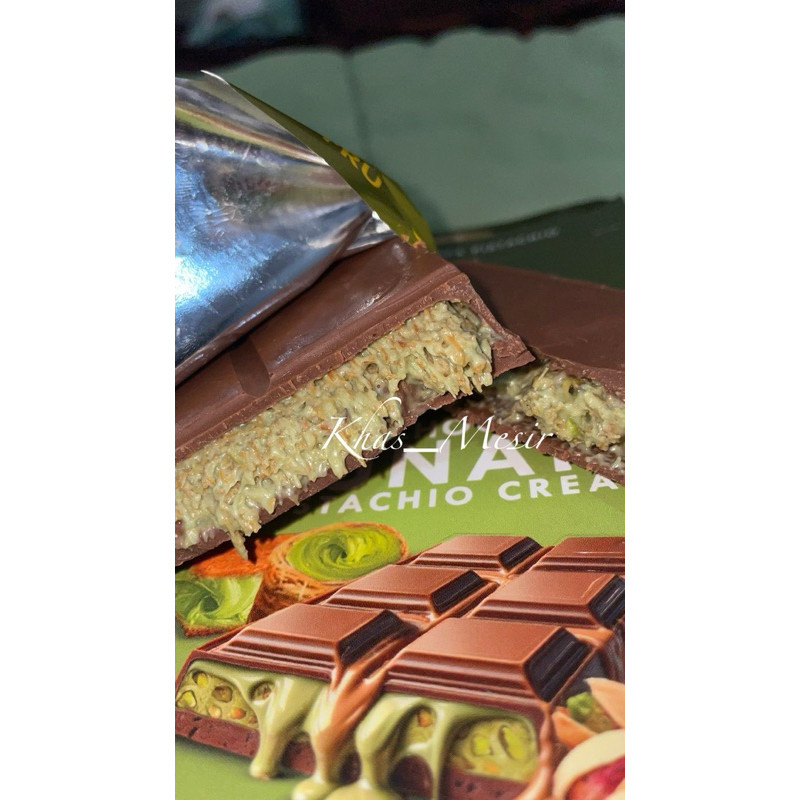 

READY STOCK Coklat Dubai swissfru viral kunafa pistachio Mesir