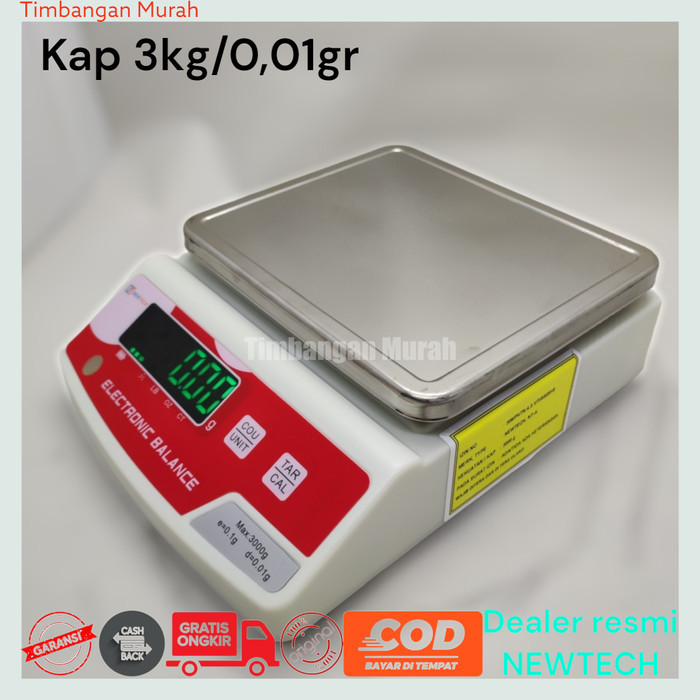 LEON TIMBANGAN EMAS, LAB, ANALITIK NEWTE NTA KAP 3000GR / 0.01GR