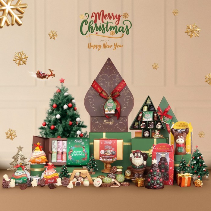 

CHRISTMAS TREE 70GR L CHOCOLATE MONGGO L COKELAT KADO NATAL