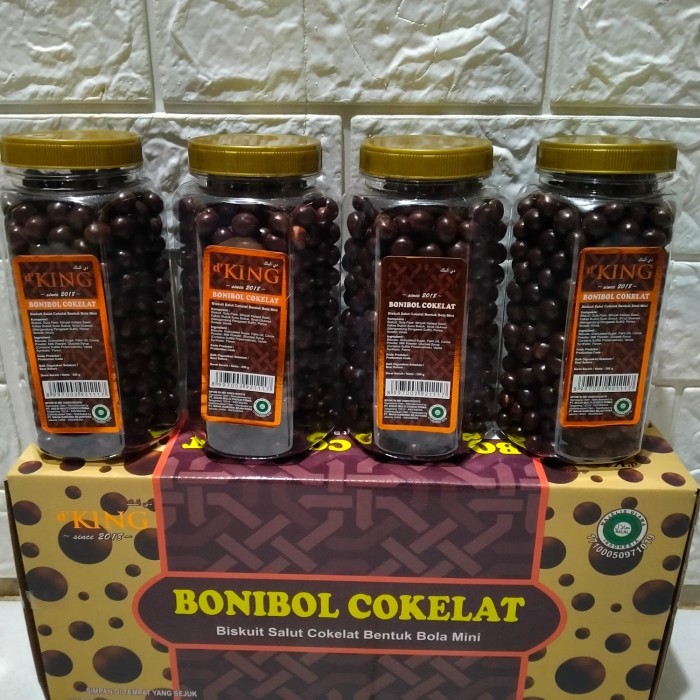 

1 KOTAK D'KING BONIBOL COKELAT N 3COMBI ~BISKUIT SALUT COKELAT