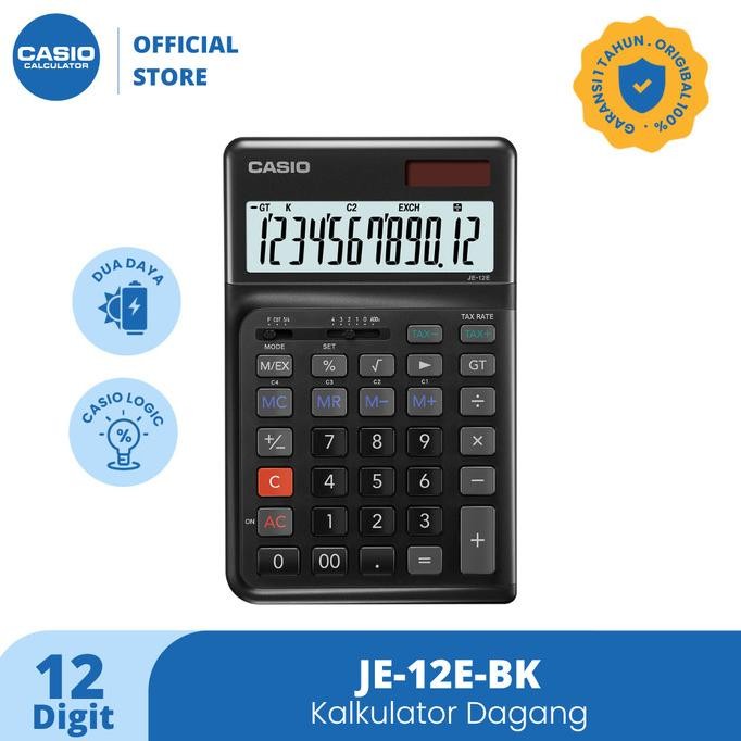 

CASIO CALCULATOR JE-12E-BK