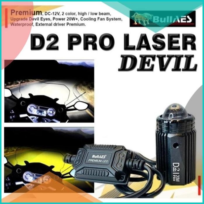 AES D2 Pro Laser 20 Watt Lampu Tembak Laser D2 Devils Eye BULLAES 07D3