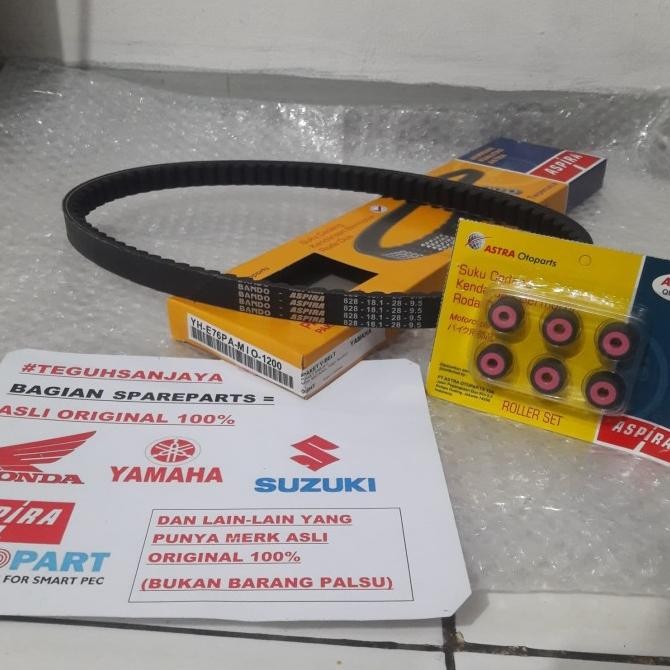 VAN BELT V-BELT V BELT SET MIO MIO SPORTY MIO SOUL FINO NOUVO ASPIRA ORIGINAL DAN TERPERCAYA