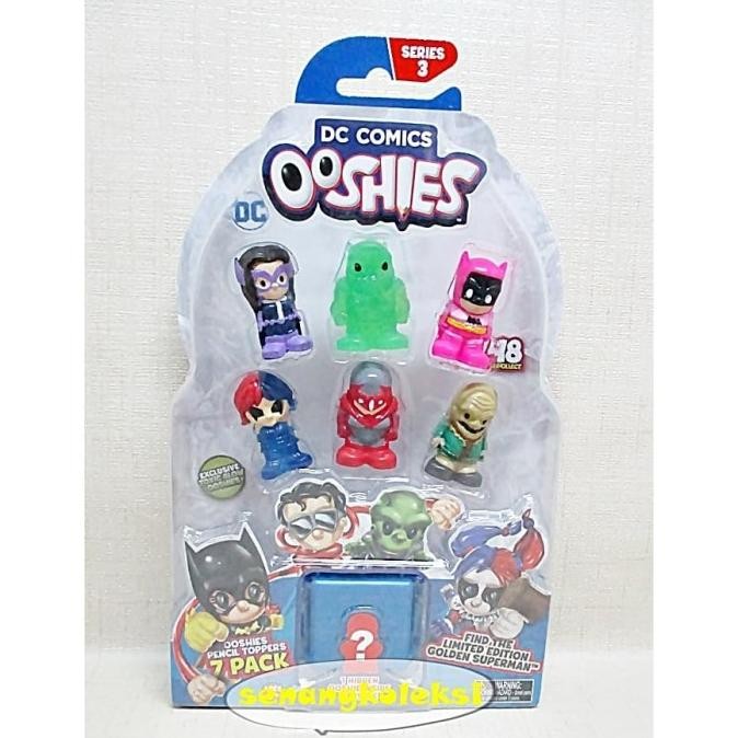 

Ooshies Pencil Toppers series 2 Dc comics 7 pack#B