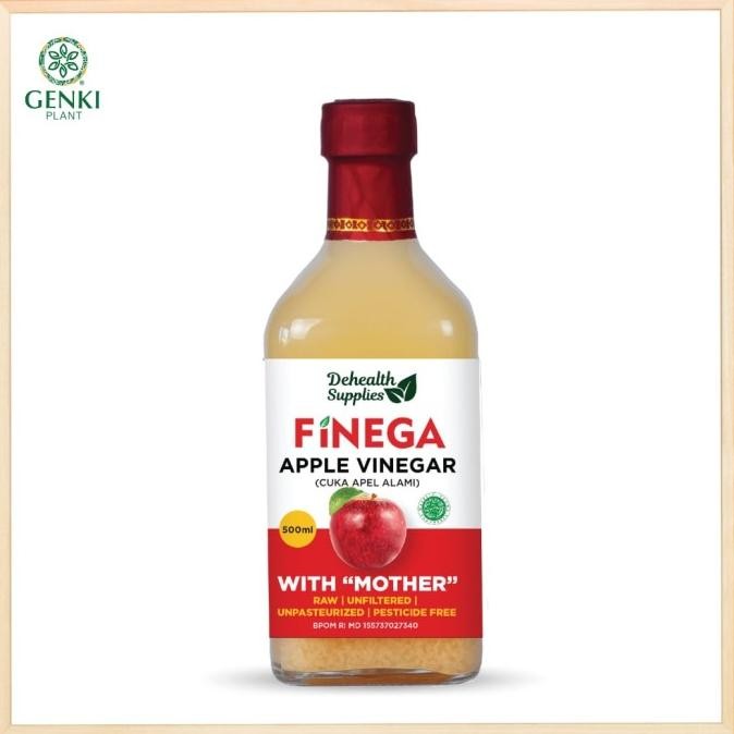 

Finega Apple Cider Vinegar / Cuka Apel (Botol Kaca) - 500 ml