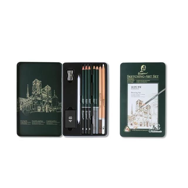 

HARGA DISKON Giorgione Sketching Art Set 10pcs G-101008 / Pensil Lukis Set / Drawing Pencil
