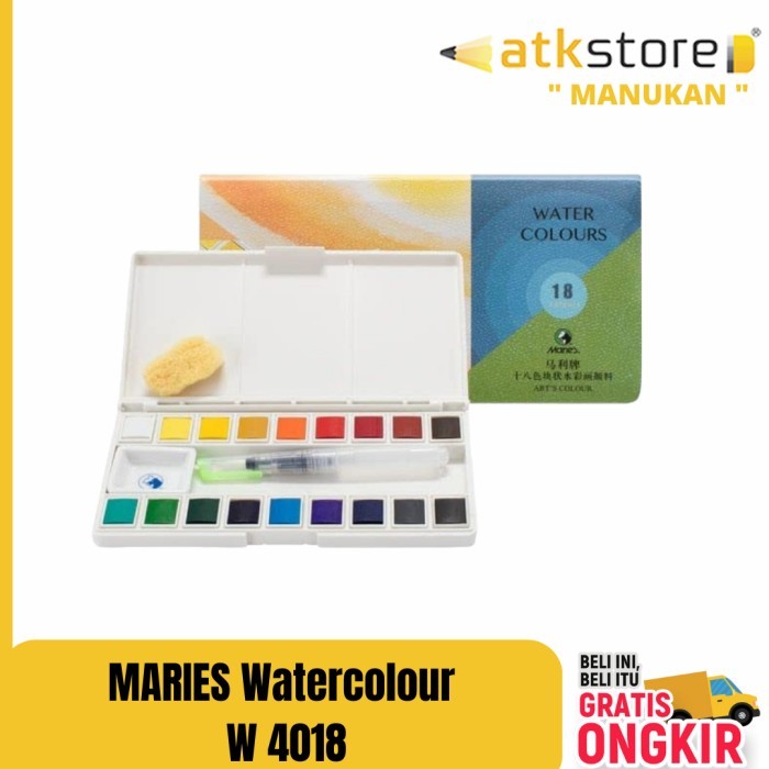 

TERMURAH Maries Water Colour 18 Warna W-4018