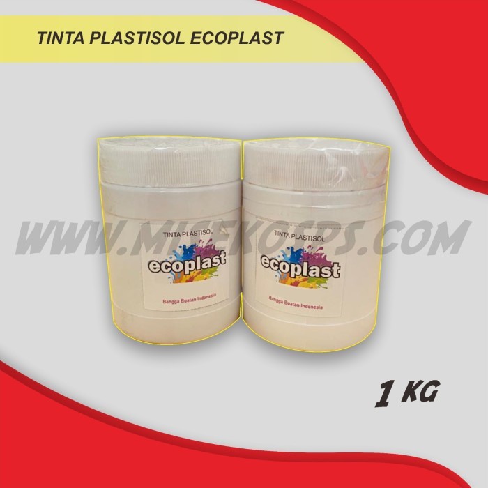 

HOT PROMO tinta sablon plastisol ECOPLAST 1kg - transparan HD