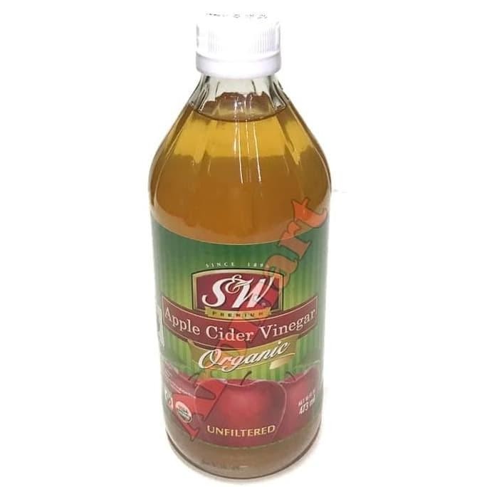 S&W APPLE CIDER VINEGAR ORGANIC UNFILTERED 473ML