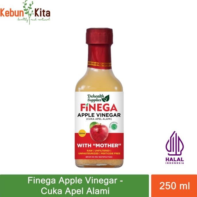 

Vinega Apple Cider Vinegar 250ml with The Mother ( Botol Kaca )