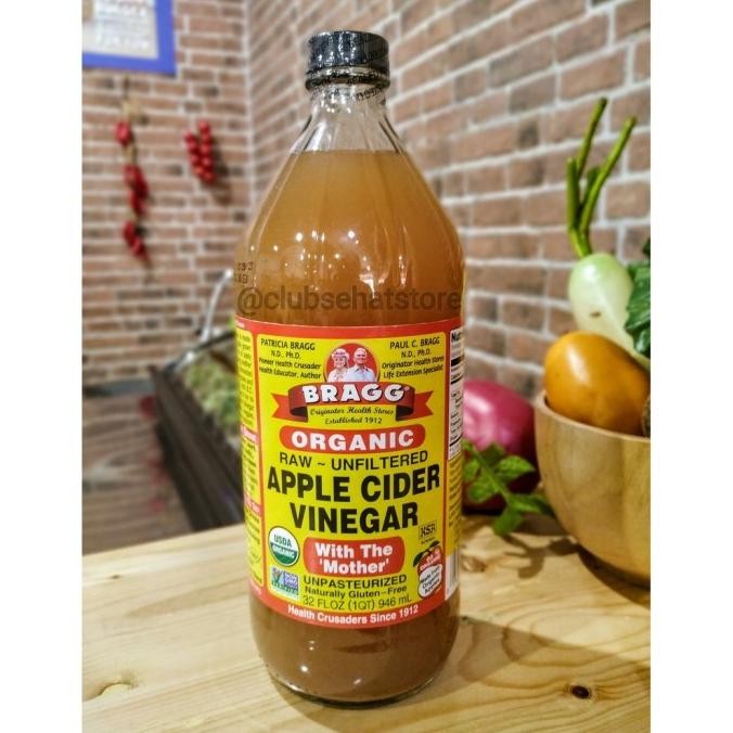 

BRAGG - APPLE CIDER VINEGAR ( Cuka Sari Apel ) 32 OZ 946ML
