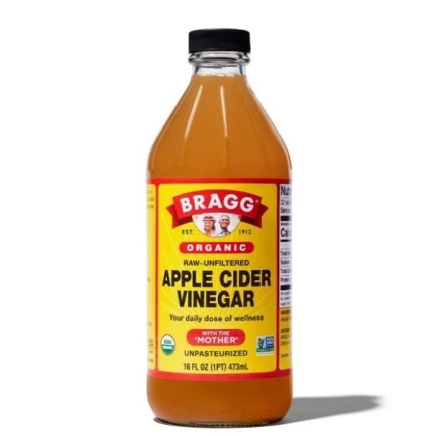 

Cuka Apel Bragg's 946 ml/Apple Cider Vinegar